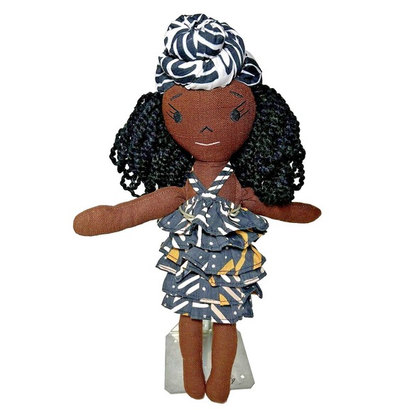Harperiman Rae 14'' Plush Handmade Linen Doll-Petite Collection Toy - Picture 1 of 14